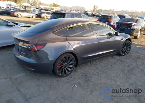 2023 Tesla Model 3 Performance Dual Motor All-Wheel Drive из США, поврежденный, VIN 5YJ3E1ECXPF690830